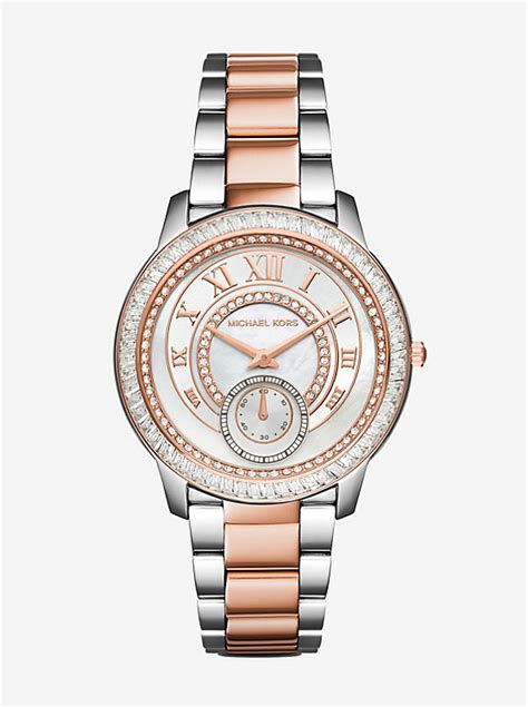 michael kors madelyn pave gold watch|Madelyn Pavé Silver and Rose Gold.